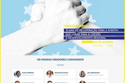 DIA DA EUROPA – 9 de maio – 11h30m – Assista ao Webinar