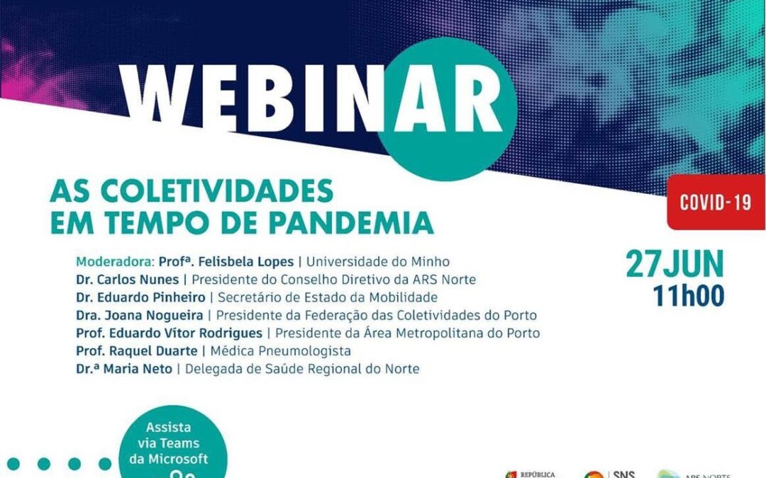 As coletividades em tempo de pandemia | Webinar ARS Norte