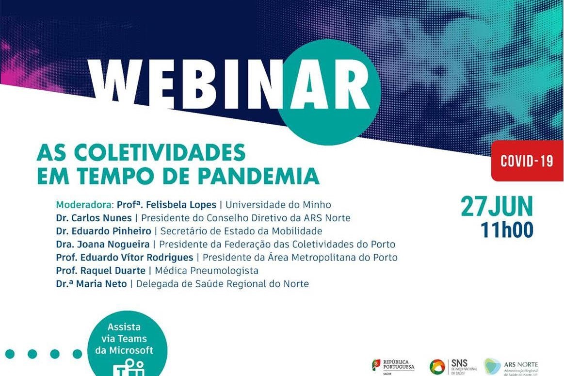 As coletividades em tempo de pandemia | Webinar ARS Norte