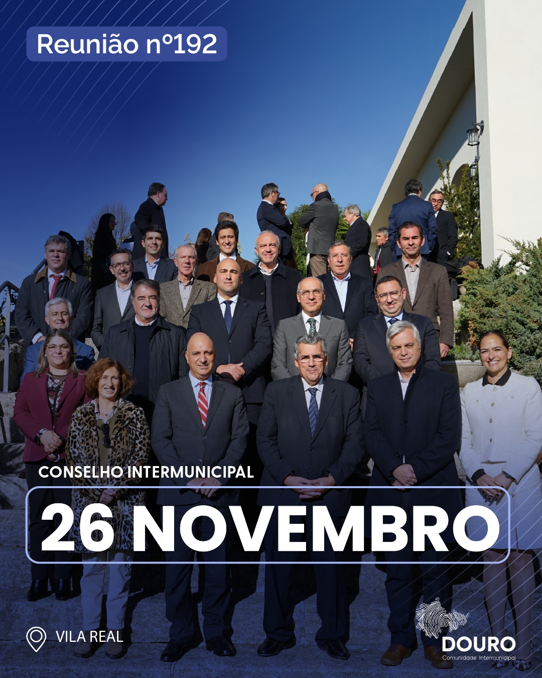 192ª Reunião do Conselho Intermunicipal da Comunidade Intermunicipal do Douro