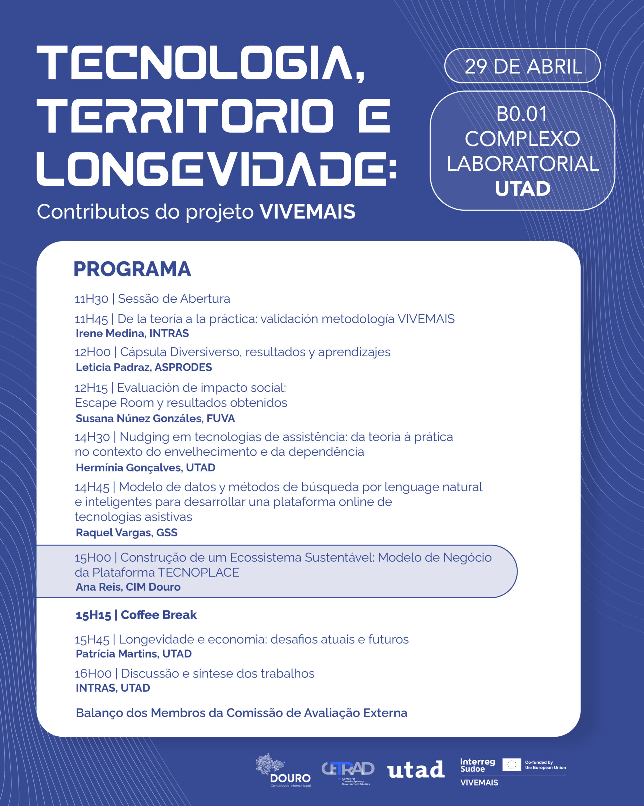 Tecnologia, Território e Longevidade: Contributos do projeto VIVEMAIS
