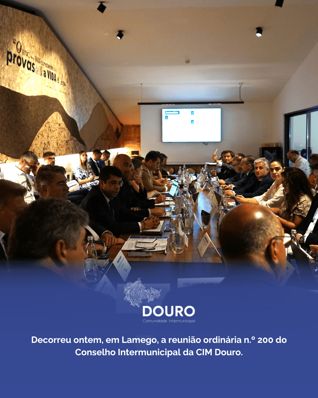 Reunião ordinária n.º 200 do Conselho Intermunicipal da CIM Douro.