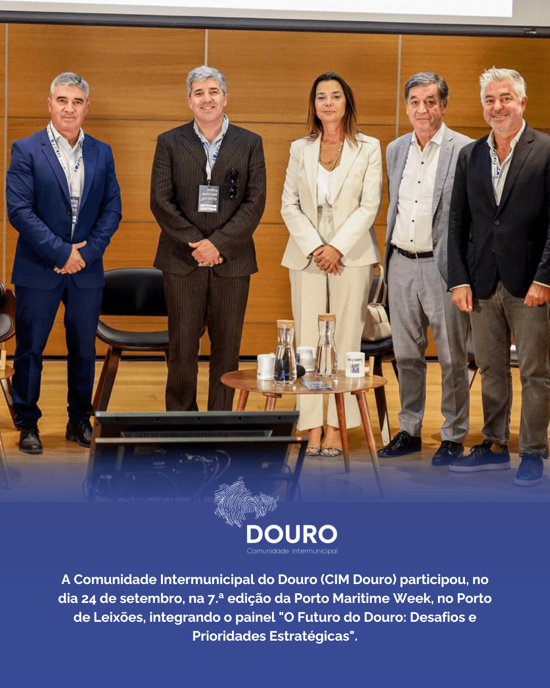 CIM Douro debate o futuro da região e turismo fluvial na Porto Maritime Week 2026