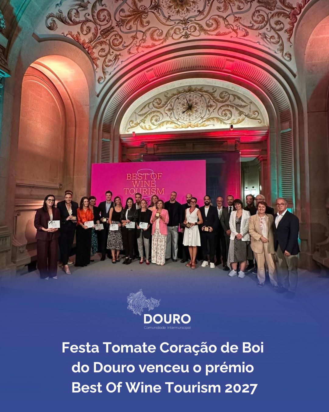 Festa Tomate Coração de Boi do Douro venceu o prémio Best Of Wine Tourism 2027